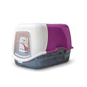 ظرف خاک گربه طرح مشا مسقف با بیلچه