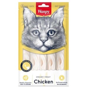 بستنی گربه ونپی طعم مرغ وزن 70 گرم-دانه ای