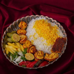 چلو جوجه کباب ممتاز (۳۰۰ گرم فیله)