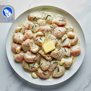 جوجه کباب سینه سیر و کره