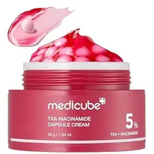 کرم کپسولی ضد لک و روشنکننده ترانگزامیک اسید و نیاسینامید Medicube TXA NIACINAMIDE CAPSULE CREAM (کره جنوبی)