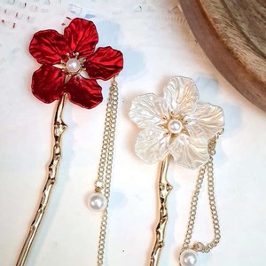 کانزاشی ژاپنی سنتی طرح گل صدفی آویزدار