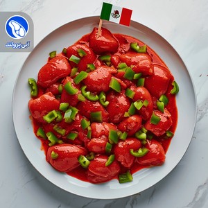 جوجه کباب سینه چیلی مکزیکی