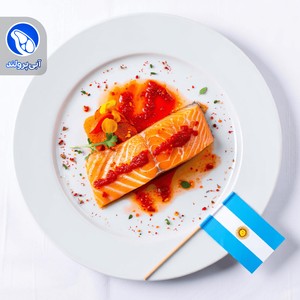 فیله ماهی قزل‌آلا کبابی چوراسکو آرژانتینی