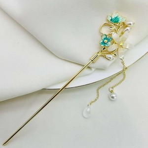 کانزاشی مجلسی گل و پروانه کریستالی آویزدار