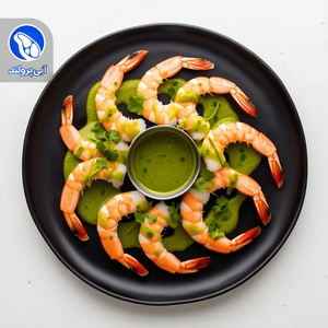 میگو کبابی سبزیجات معطر