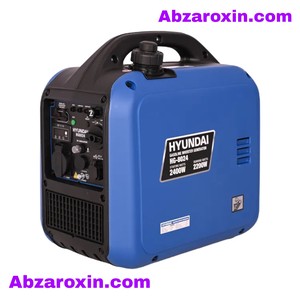 موتور برق اینورتر بنزینی سوپر سایلنت 2400 وات هیوندای مدل HG-8024
