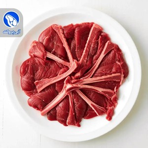 دنده کباب گوسفندی ساده بدون ادویه