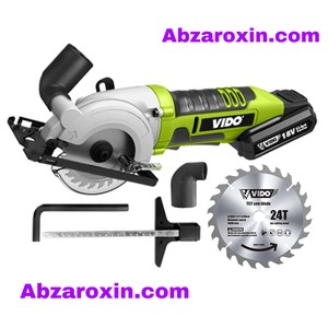 مینی اره گردبر شارژی 18 ولت تک باطری ویدو مدل WD 041220180