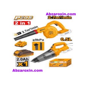 ست کمبو دوعددی شارژی بلوور و جارو 20 ولت اینکو مدل COSLI240998