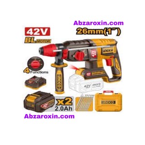بتن کن شارژی 42 ولت براشلس اینکو مدل CRHLI422682