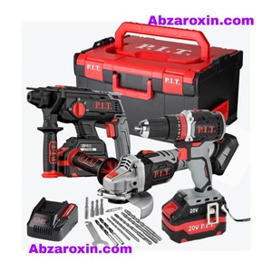 مجموعه ابزار شارژی کارگاهی پی ای تی مدل P0005-03