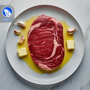 استیک گوشت سیر و کره