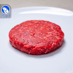 برگر گوشت گوساله جنگلی دست ساز آمریکایی