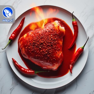 استیک ران مرغ سوپر اسپایسی آتشین