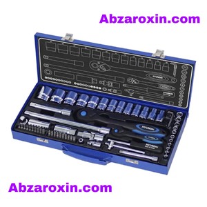 جعبه بکس 1/2 و 1/4 اینچ 60 پارچه تایوانی هیوندای مدل HT-9160