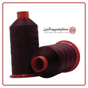 نخ دوخت دوراک ترکیه زرشکی کد 1252 سایز 30