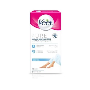 نوار موبربدن ویت مناسب برای پوست حساس بسته 20 عددی(تحویل 1 الی 2 هفته ای)