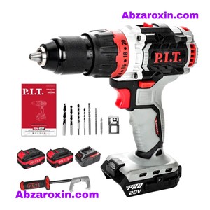 دریل شارژی براشلس صنعتی 20 ولت پی ای تی مدل PSB20H-13C/2