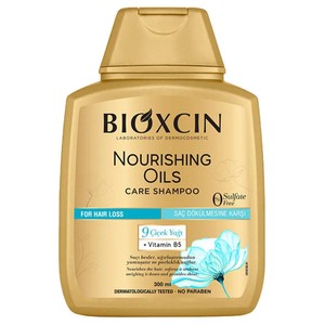 شامپو ضد ریزش و مغذی بیوکسین طلائی مدل NOURISHING OILS حجم 300 میل