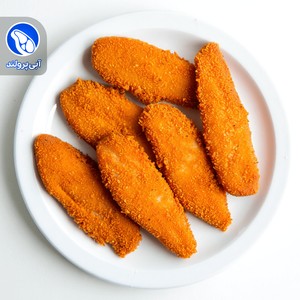شنیسل ران مرغ با پودر سوخاری