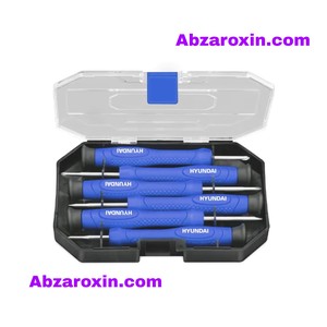 ست پیچ گوشتی 6 عددی تعمیرات موبایل هیوندای مدل HT-7606