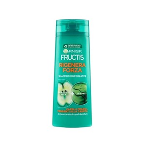 شامپو تقویت کننده گارنیر Fructis حاوی عصاره سیب و نیاسین مناسب موهای شکننده مستعد ریزش 250 میل