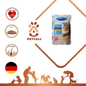 پوچ وینستون گربه طعم گوشت گاو و مرغ (Winston Beef & Chicken)