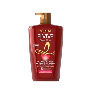شامپو موهای رنگ شده لورآل Loreal مدل Elvive حجم ۱۰۰۰ میل اسپانیا