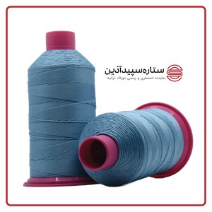 نخ دوخت پلی دوراک ترکیه آبی روشن کد 1403 سایز 9