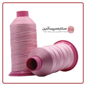 نخ دوخت پلی دوراک ترکیه صورتی چرک کد 10810 سایز 9
