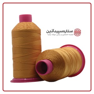 نخ دوخت پلی دوراک ترکیه عسلی کد 4624 سایز 9
