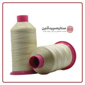 نخ دوخت پلی دوراک ترکیه کرم روشن کد ۱۶۵ سایز ۹