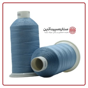 نخ دوخت پلی دوراک ترکیه آبی کد 211 سایز 4