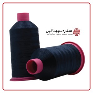 نخ دوخت پلی دوراک ترکیه سرمه‌ای کد 191 سایز 2