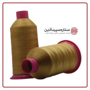 نخ دوخت پلی دوراک ترکیه قهوه‌ای روشن کد 4923 سایز 2