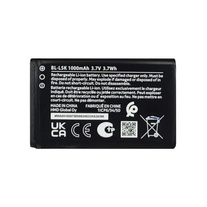 باتری گوشی نوکیا مدل BL-L5K ظرفیت ۱۰۰۰ میلی‌آمپر
