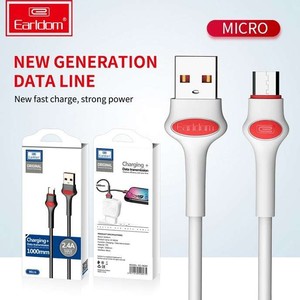 کابل شارژ USB به micro USB ارلدام توان 2.4 آمپر