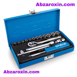 جعبه بکس 17 پارچه  تایوانی درایو 1/4 نووا 7003