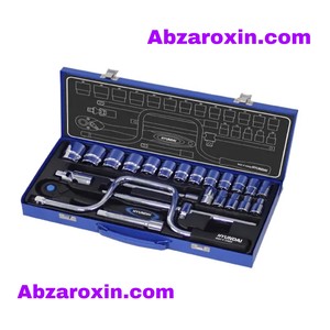 جعبه بکس 1/2 اینچ 24 پارچه تایوانی هیوندای مدل HT-9124
