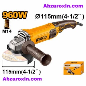 مینی فرز دسته بلند 960 وات اینکو مدل AG9608