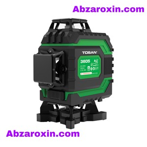 تراز لیزری 4 بعدی نور سبز به همراه براکت و کیف IMC توسن مدل M3605G