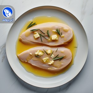 استیک سینه مرغ کره رزماری