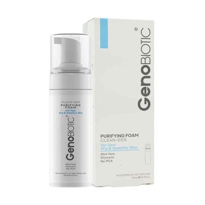 فوم شستشوی صورت پوست خشک ژنوبایوتیک ۱۵۰ میلی لیتر