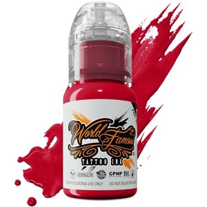 رنگ تتو ورد فیمس World Famous Samuel O'Reilly Red Tattoo Ink