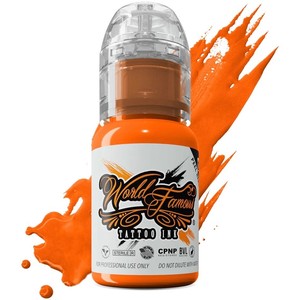 رنگ تتو ورد فیمس World Famous Everest Orange Tattoo Ink