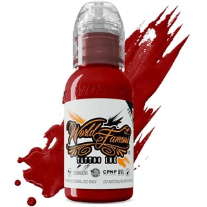 رنگ تتو ورد فیمس World Famous Master Mike Red Tattoo Ink