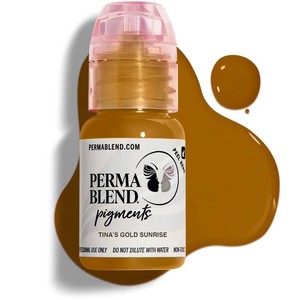 رنگ تتو پرما بلند Perma Blend Pigments Tina's Gold Sunrise
