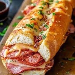 ساندویچ سالامی و موزارلا