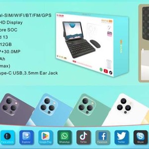 تبلت 9اینچ صفحه کلیددار دانش آموزی طرح اپل شرکت  اسکالرمدل s-color su16 pro